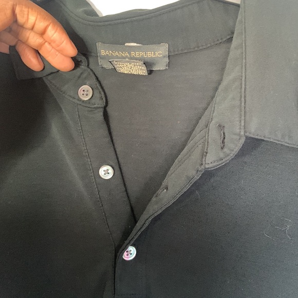 BLACK ‘BANANA REPUBLIC’ POLO!! - Picture 3 of 6